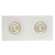 Mozes III white recessed spotlight 2x 5W LED GU10 dimmable incl.