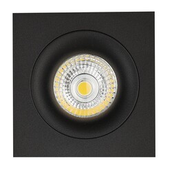 Fantasia Zoom III black recessed spotlight GU10 LED dimmable