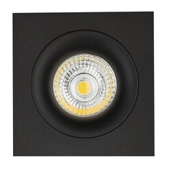 Foco empotrable Mozes III negro 1x 5W LED GU10 regulable incl.