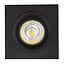 Fantasia Zoom III foco empotrable negro, 1x GU10 LED 5W 2700K regulable, carcasa aluminio 95 x 95 mm, IP20