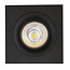 Mozes III black recessed spotlight 1x 5W LED GU10 dimmable incl.