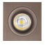 Foco empotrable Mozes III bronce 1x 5W LED GU10 regulable incl.