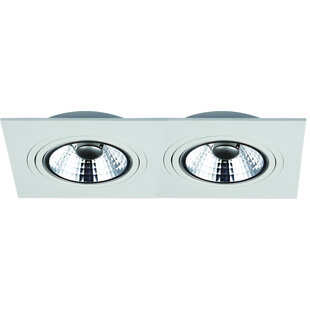 Barema AR111 rectángulo 2L blanco incluye 2x AR111 12.4W 2700K