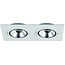 Barema AR111 rectángulo 2L blanco incluye 2x AR111 12.4W 2700K