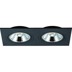 Fantasia Zoom AR111 spot encastrable rectangulaire noir