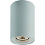 Fantasia Fantasia Zolan plafonnier en aluminium blanc, hauteur 110 mm, diamètre 74,5 mm, avec ampoule LED GU10 5W dimmable incluse (2700K, IRC80).