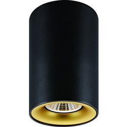 Buto h110mm black 1x 5W LED GU10 dimmable incl.