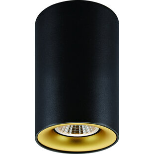 Buto h110mm black 1x 5W LED GU10 dimmable incl.