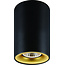 Buto h110mm negro 1x 5W LED GU10 regulable incl.