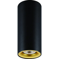 Fantasia Buto cilinder plafondlamp zwart-goud GU10