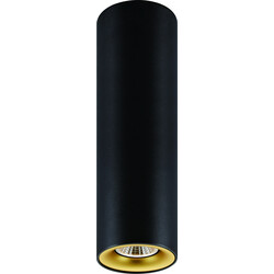 Buto h250mm black 1x 5W LED GU10 dimmable incl.