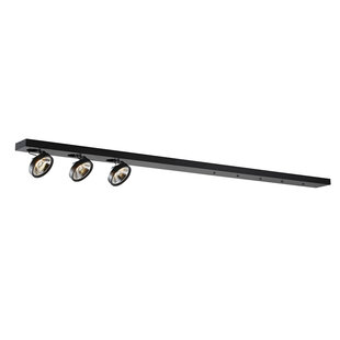 Fantasia AEON-3 XXL plafondbasis zwart 3x AR111 1800mm