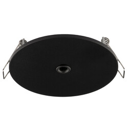 90mm Ø75mm built-in base for pendant - black