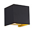 Aplique de pared negro y dorado Koto G9 excl (max 40W)