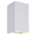 Dorada white wall light square 2xGU10 excl (max 50W)