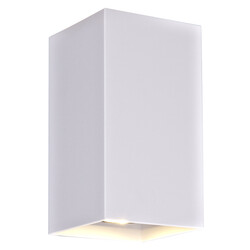 Dorada white wall light square 2xGU10 excl (max 50W)