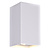 Aplique de pared dorado blanco cuadrado 2xGU10 excl (max 50W)