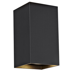 Applique murale Dorada carrée noire 2xGU10 excl (max 50W)