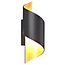 Hilde black with gold wall light G9 excl (max 40W)