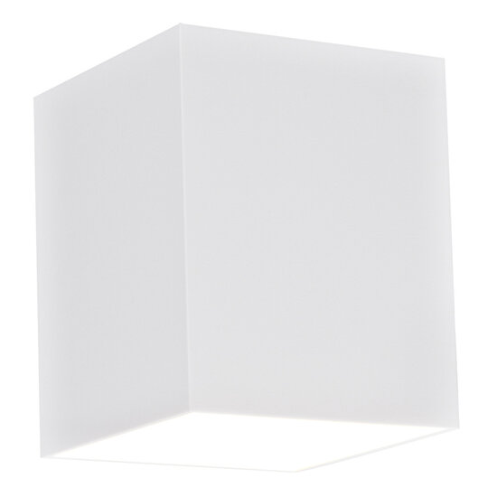 Fantasia Aplique cuadrado Fantasia Nidum en blanco, casquillo G9 máx. 40W (bombilla no incluida), IP20, 82,5 x 100 x 102 mm