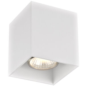 Barbara white ceiling light square 1xGU10 excl (max 50W)