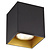 Fantasia Fantasia Barbara ceiling light black / gold square with GU10, excl.