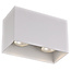 Fantasia Fantasia Barbara white rectangular ceiling light, 2x GU10 (max 50W, excl.), 165x82.5x95mm, IP20, 2 light points