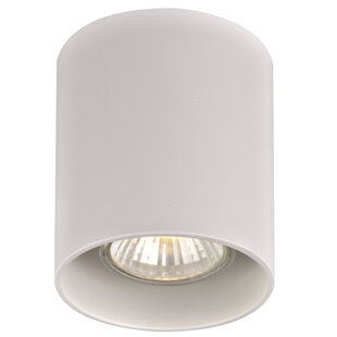 Barbara round white ceiling light 1xGU10 excl (max 50W)