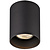 Barbara black round ceiling light 1xGU10 excl (max 50W)