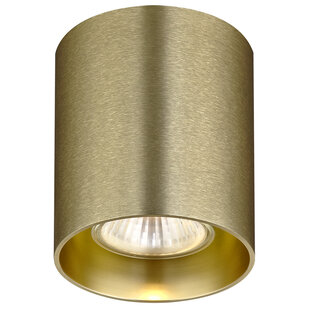 Fantasia Barbara ceiling light, brushed gold, round, GU10 fitting