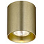 Barbara gold ceiling light brushed round 1xGU10 excl (max 50W)