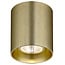 Fantasia Plafonnier Fantasia Barbara en or brossé, modèle rond avec douille GU10 (ampoule excl., max 50W), diamètre 8 cm