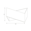 Aplique Elio blanco 2xG9 excl (max 40W)