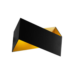 Elio wall light black / gold 2xG9 excl (max 40W)