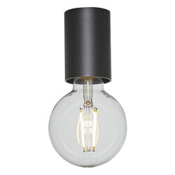 Fantasia Bea plafonnier noir E27 excl. ampoule (Ø56x90mm)
