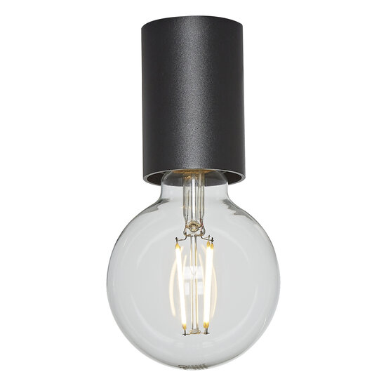 Fantasia Fantasia Bea plafón negro para bombilla E27 (máx. 40W, no incluida), diámetro 56 mm, altura 90 mm, IP20