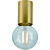 Bea klein plafondlicht geborsteld goud, 1x E27 excl (Ø56x90)