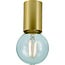 Fantasia Bea plafondlamp in geborsteld goud, voor E27-lichtbron (max 40W, niet inbegrepen), Ø56 x 90 mm, IP20