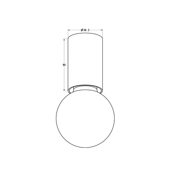 Lámpara de techo Bea pequeña oro cepillado, 1x E27 no incluido (Ø56x90)