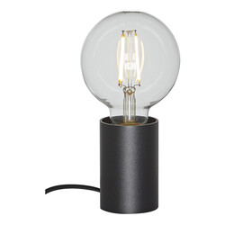 Bea petite lampe de table noire 1x E27 excl (Ø56x80)