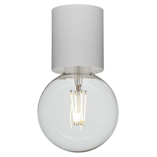 Fantasia Fantasia Bea grote plafondlamp in wit voor E27-lichtbron (max 40W, niet inbegrepen), diameter 80 mm en hoogte 84 mm, IP20