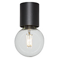 Fantasia Fantasia Bea plafón grande negro para bombilla E27 (máx. 40W, no incluida), diámetro 80 mm, altura 84 mm, IP20