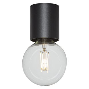 Plafón Bea grande negro 1x E27 no incluido (Ø80x84)