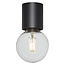 Fantasia Fantasia Bea grand plafonnier noir pour ampoule E27 (max 40W, non incluse), diamètre 80 mm, hauteur 84 mm, IP20