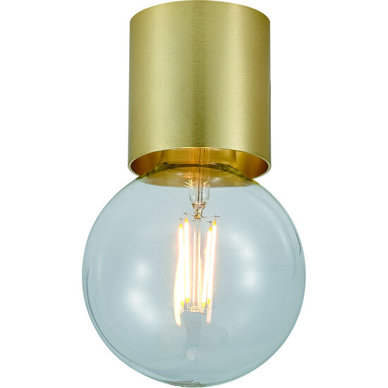 Bea groot plafondlicht geborsteld goud 1x E27 excl (Ø80x84)