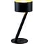 Fantasia Fantasia Mano table lamp black/gold with G9 fitting, height 352 mm, diameter 150 mm, IP20, bulb excluded