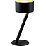 Fantasia Lampe de table Fantasia Mano noir/or avec culot G9, hauteur 352 mm, diamètre 150 mm, IP20, ampoule non incluse