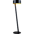 Fantasia Fantasia Noma Stehleuchte schwarz/gold – Höhe 160 cm, Durchmesser 40 cm, E27-Fassung max. 60W, Leuchtmittel nicht enthalten