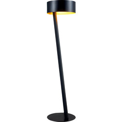 Lampadaire Mano noir/or E27 excl