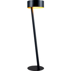 Mano floor lamp black/gold E27 excl